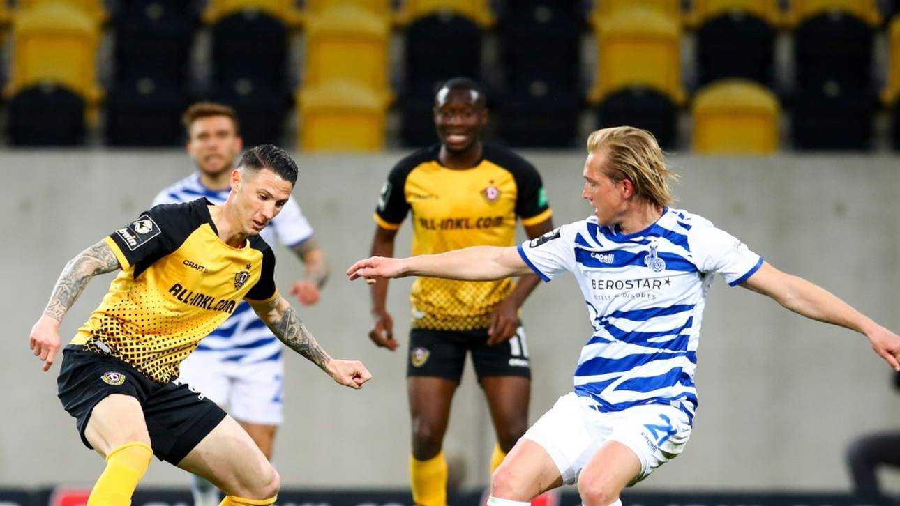 Dresden gewinnt bei Schmidt-Debüt