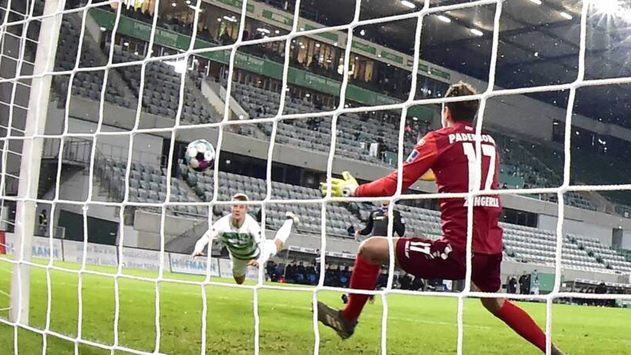 Dämpfer für Fürth – wildes Kellerduell