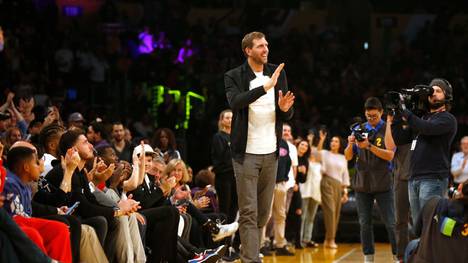 Dirk Nowitzki wurde von den Lakers-Fans mit Standing Ovations gefeiert