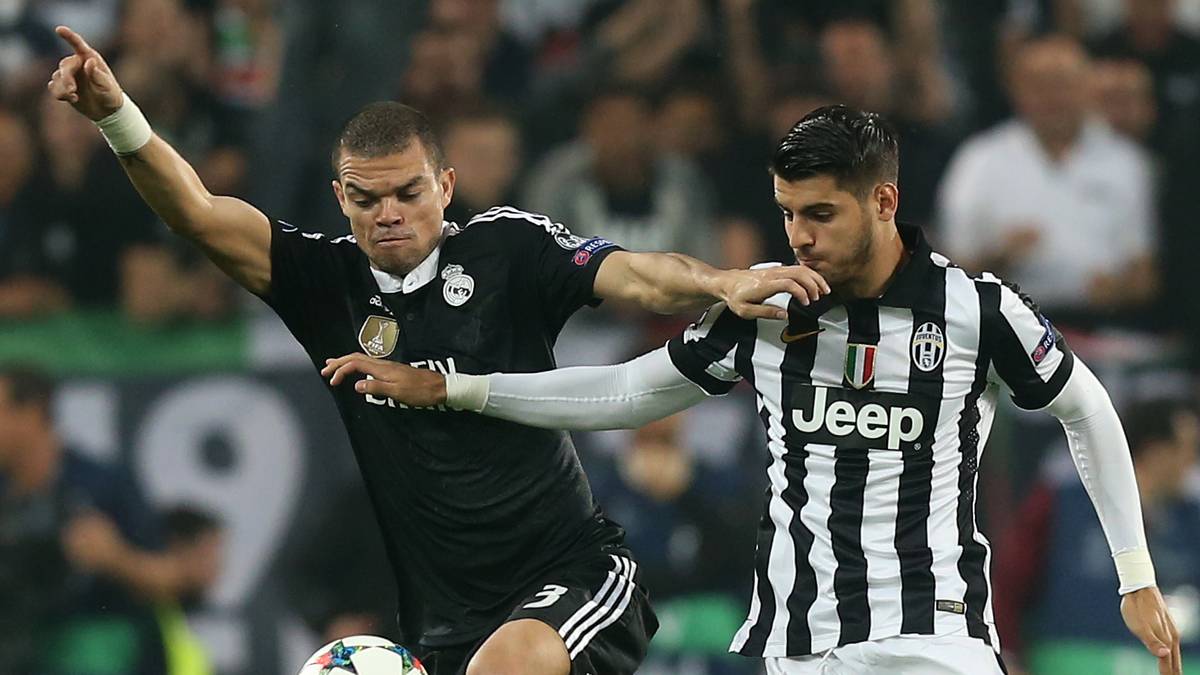 Juventus mit dem Torschützen Morata macht weiter Druck, Pepe und die Real-Abwehr haben alle Hände voll zu tun