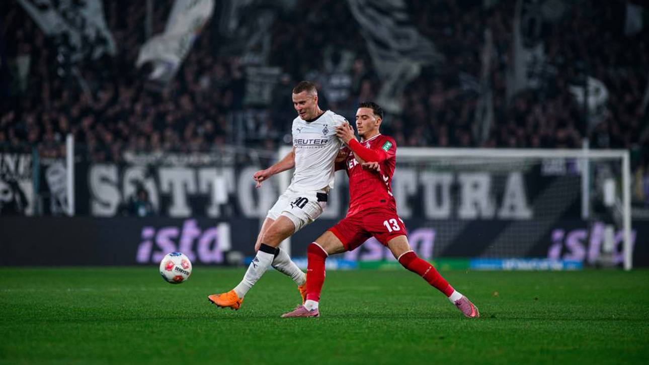 Nico Elvedi (l.) spielt mit Borussia Mönchengladbach gegen den Abstieg
