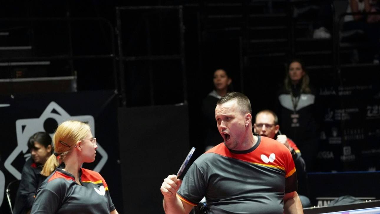 Para-Tischtennis-Duos holen kompletten WM-Medaillensatz