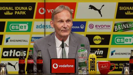 Hans-Joachim Watzke lässt die vergangene Saison von Borussia Dortmund auf der Bilanz-Pressekonferenz Revue passieren. Der scheidende BVB-Boss zieht dabei eine gemischtes Fazit. 