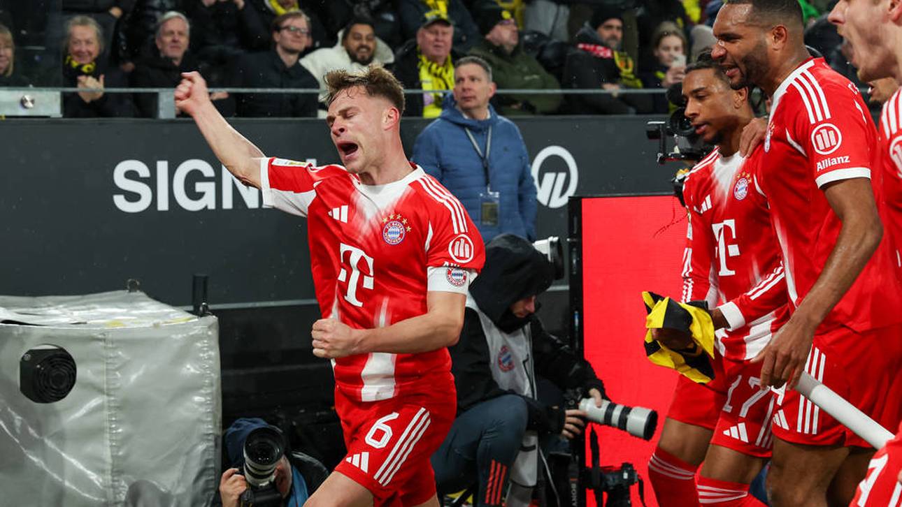 Hier hat Michael Olise die BVB-Flagge in der Hand