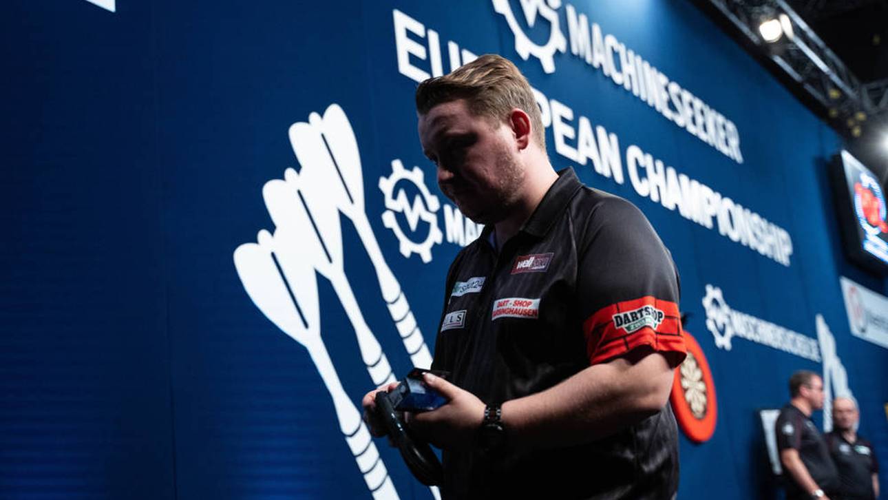 Drama um deutschen Darts-Star