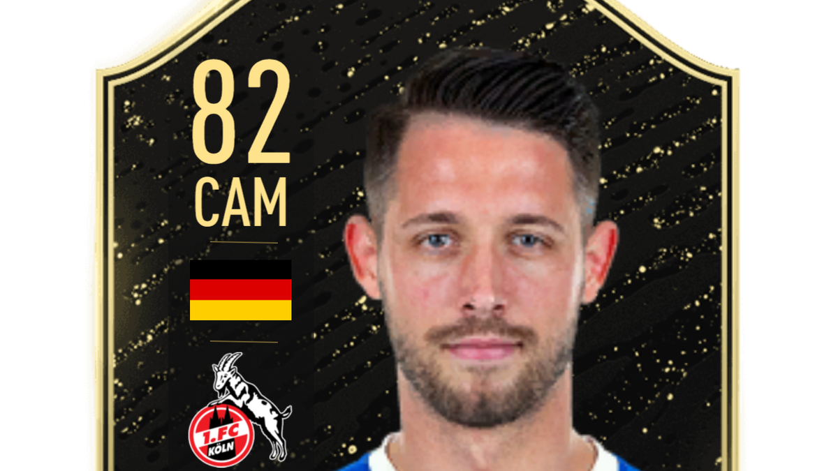 Mark Uth (1. FC Köln), Zentrales offensives Mittelfeld: 82