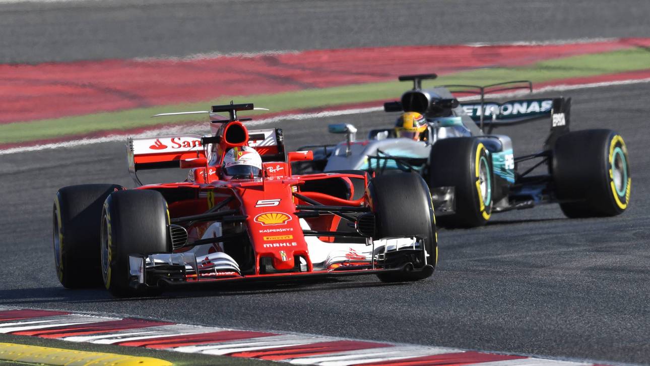 Ferrari und Vettel fordern Mercedes