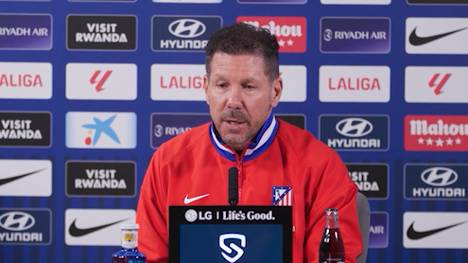 Diego Simeone spricht vor dem Spiel gegen Real Madrid über die Fähigkeiten von Real-Trainer Álvaro Arbeloa. Außerdem spricht er von der Begeisterung der Fans über das Stadtderby.