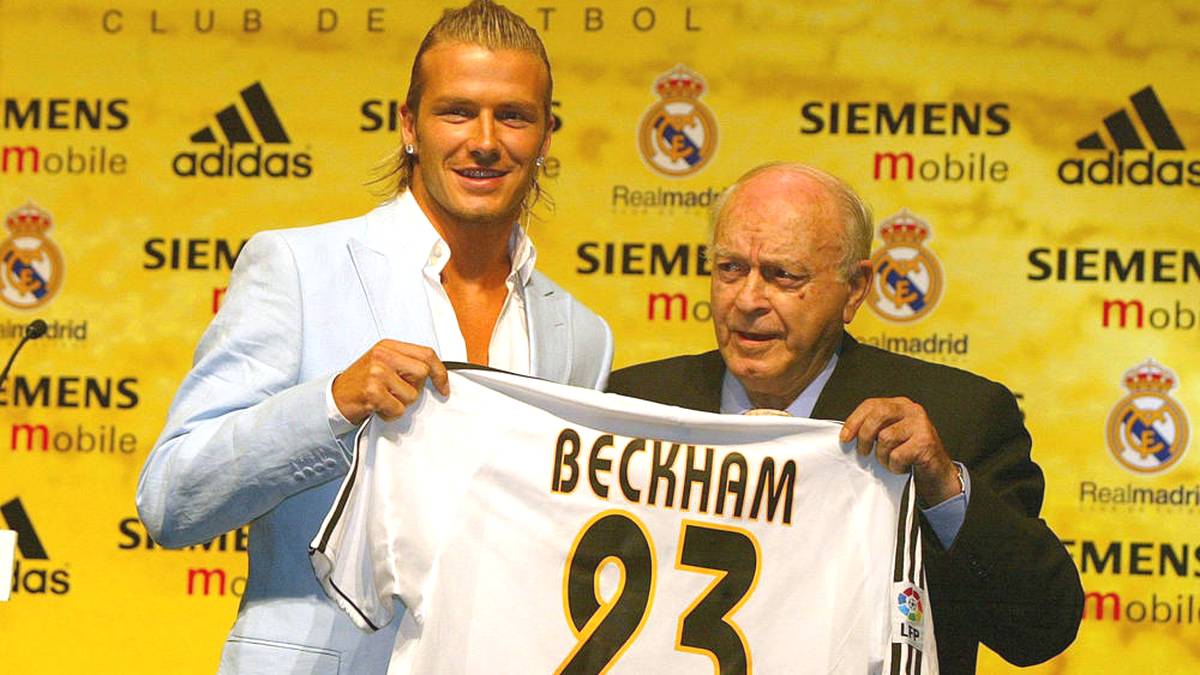David Beckham spielte zwischen 2003 und 2007 bei Real Madrid