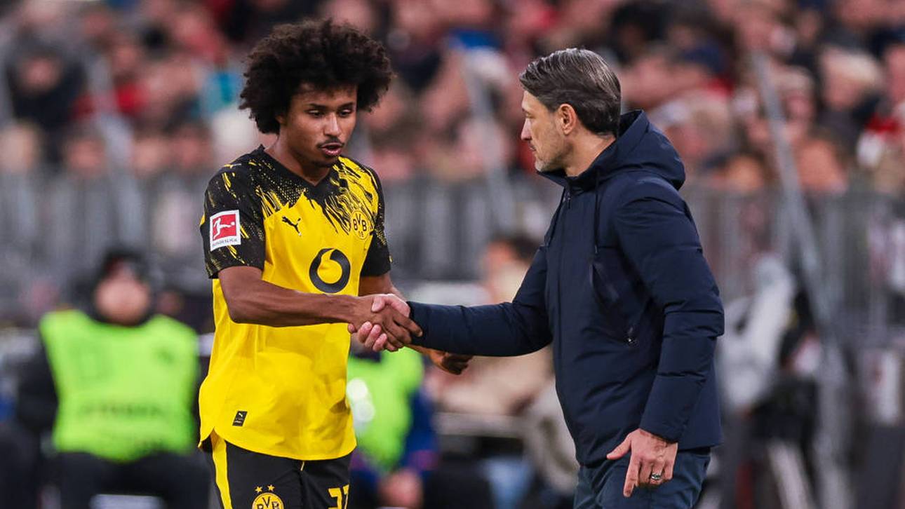 Karim Adeyemi (l.) und Niko Kovac haben sich ausgesprochen