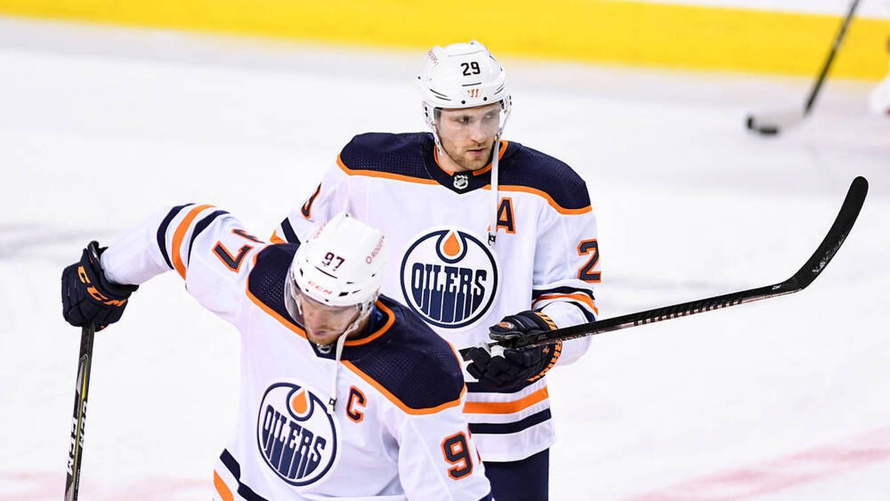 Connor McDavid (vorne) und Leon Draisaitl spielen seit 2015 für die Edmonton Oilers