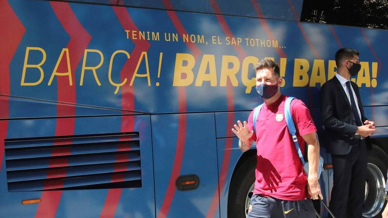 Trainiert Messi doch noch bei Barca?
