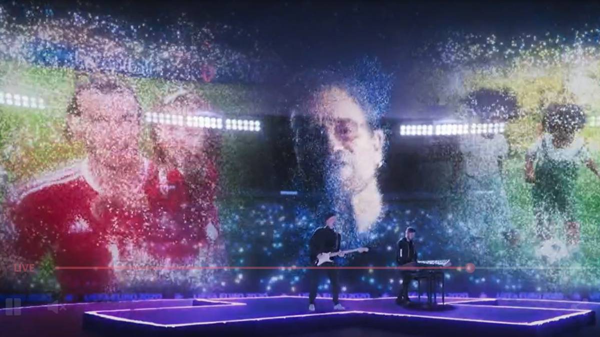Auch Hologramm-Auftritt von U2-Frontman Bono schmückte die EM-Eröffnungsfeier