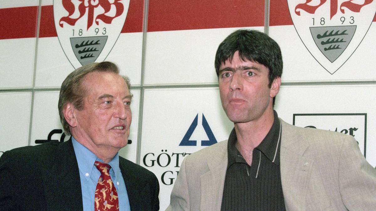 Weltmeistertrainer Joachim Löw war von 1996 bis 1998 Chefcoach des VfB. 1997 gewannen die Schwaben mit Löw den DFB-Pokal