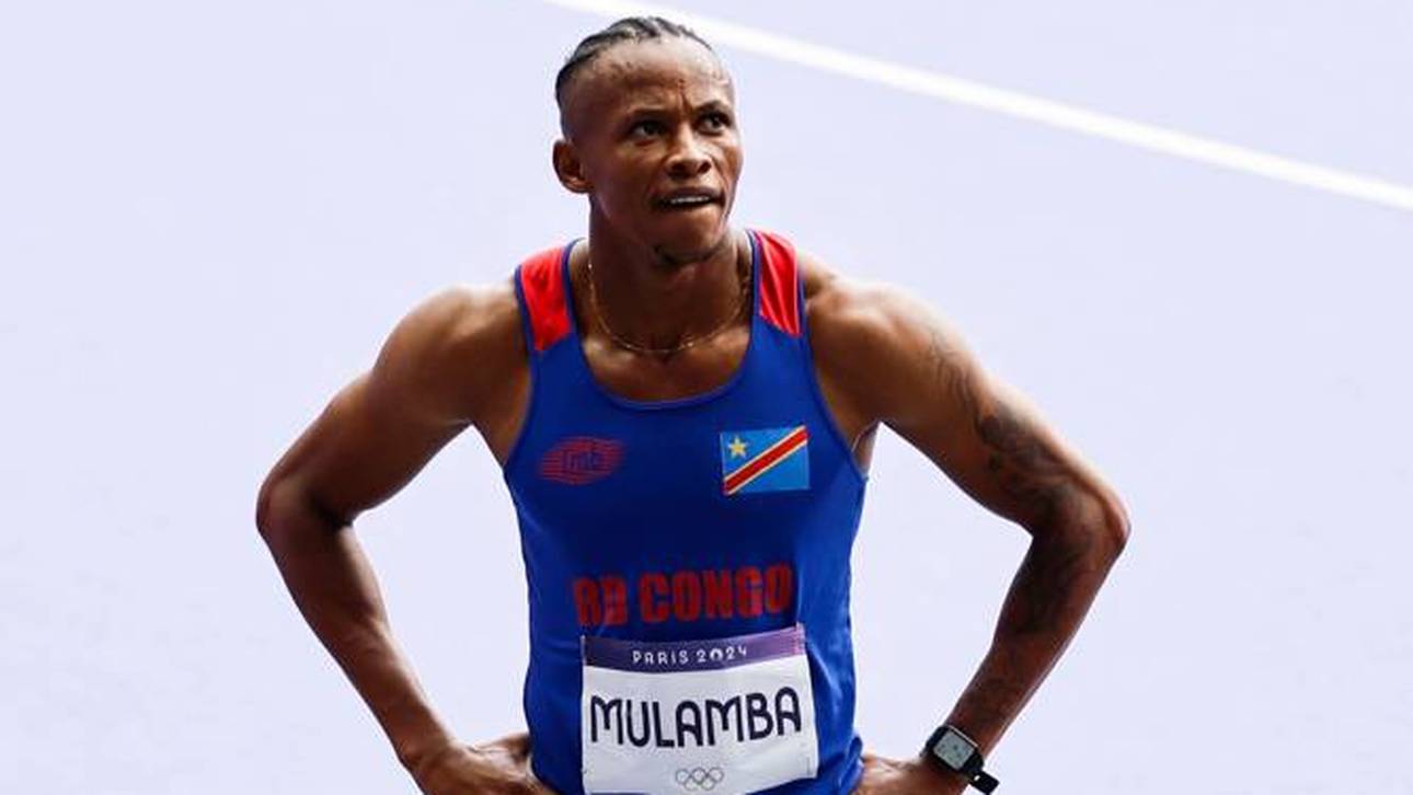 Lasconi Mulamba war Fahnenträger für die Demokratische Republik Kongo