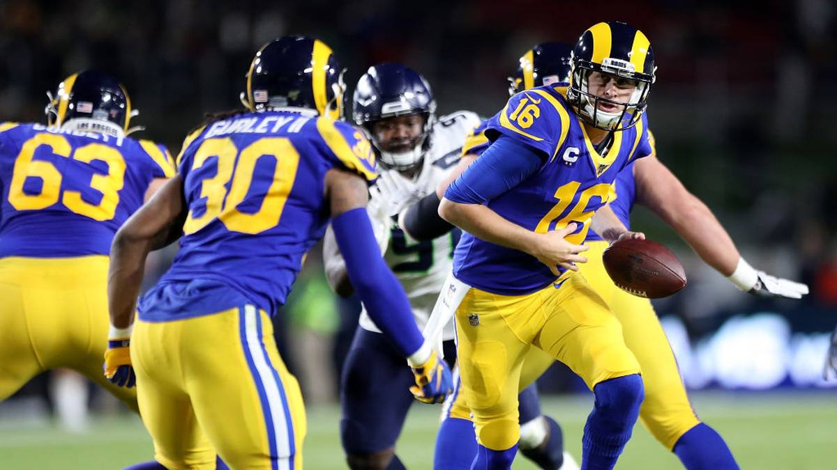 Quarterback Jared Goff feierte mit den Los Angeles Rams einen wichtigen Sieg gegen Seattle