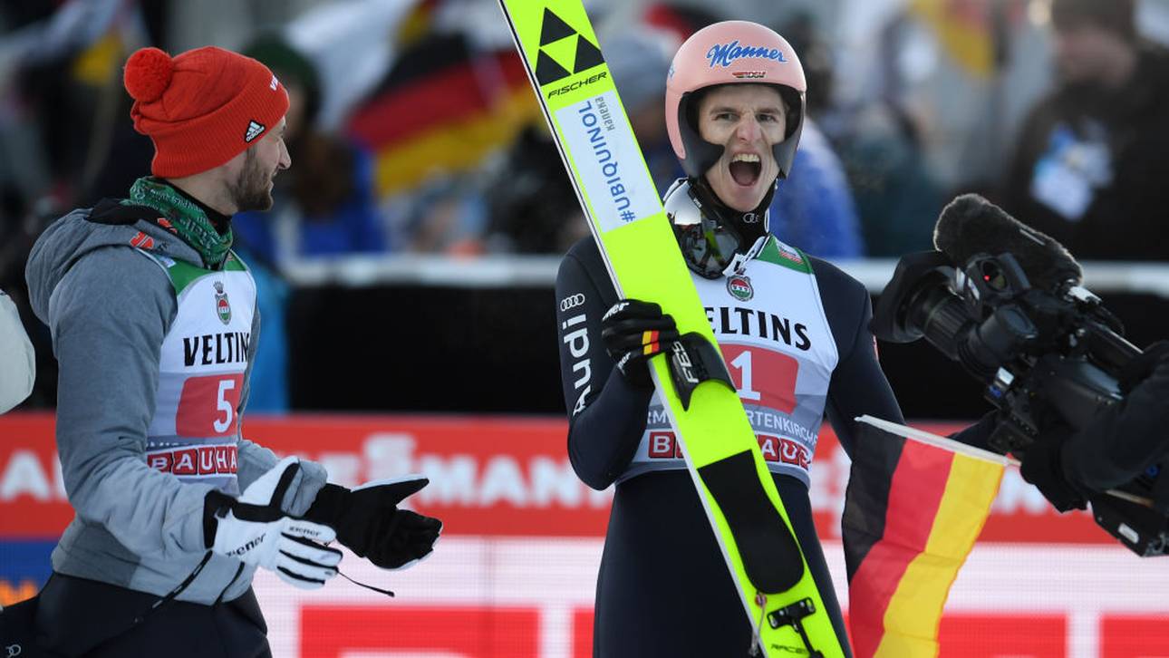 Horngacher zur Halbzeit zufrieden