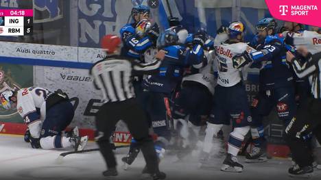Die Highlights der Eishockey-Partie ERC Ingolstadt - EHC Red Bull München aus der DEL im Video.