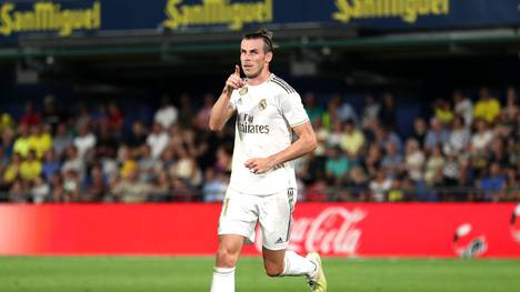 Gareth Bale traf zweimal für Real Madrid, ehe er vom Platz flog