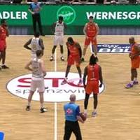 Spiel Highlights zu NINERS Chemnitz - Basketball Löwen Braunschweig (1)