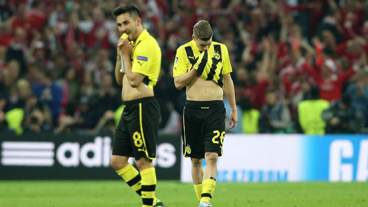 Enttäuschung pur: Ilkay Gündogan und Lukasz Piszczek nach dem verlorenen Champions-League-Finale 2013