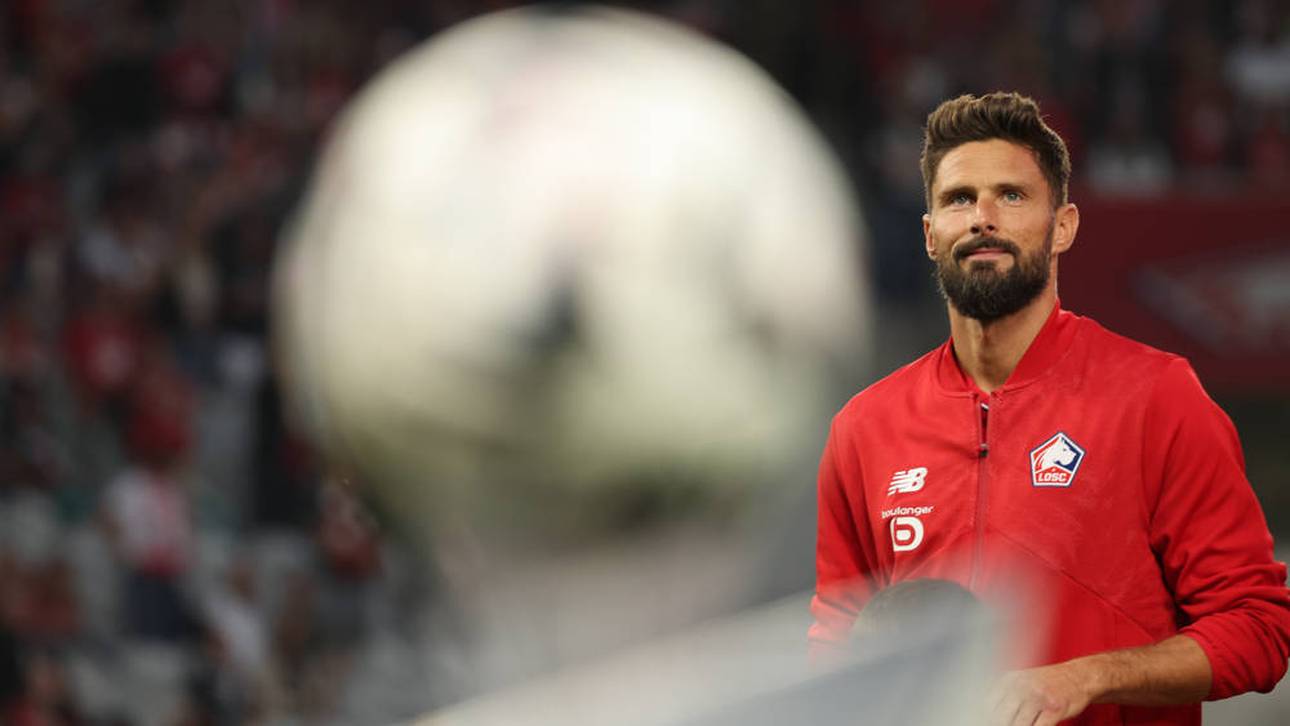 Olivier Giroud traf auch in seinem zweiten Spiel für Lille
