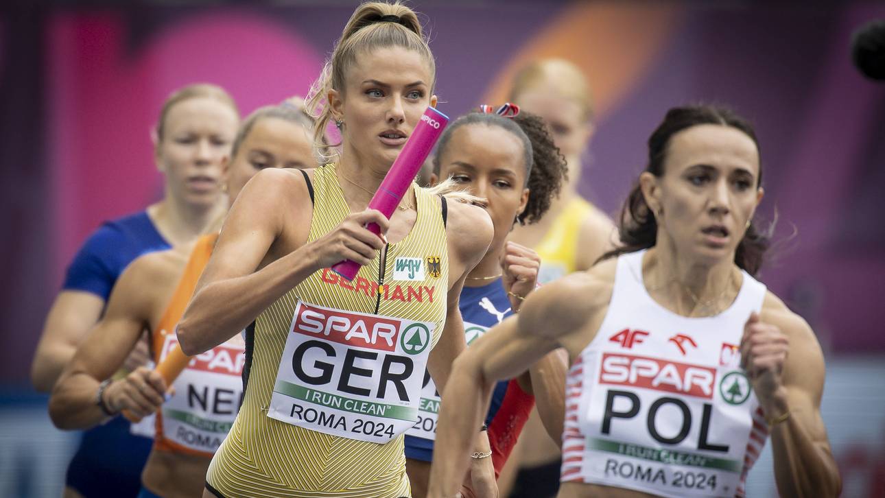 Alica Schmidt war als Zweite in der Staffel dran