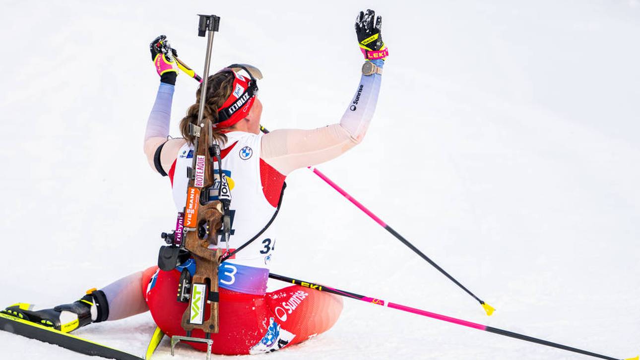 Biathlon-Ass vergießt Tränen im TV