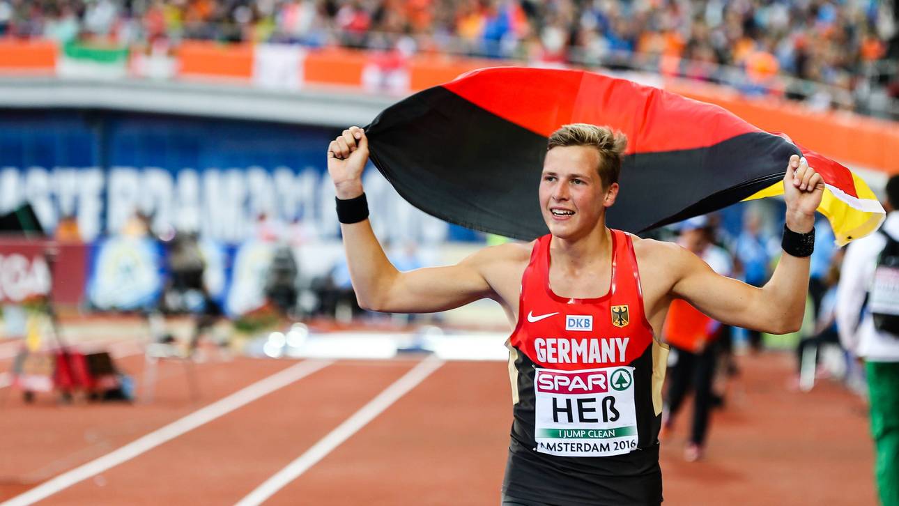 Heß springt sensationell zu Gold