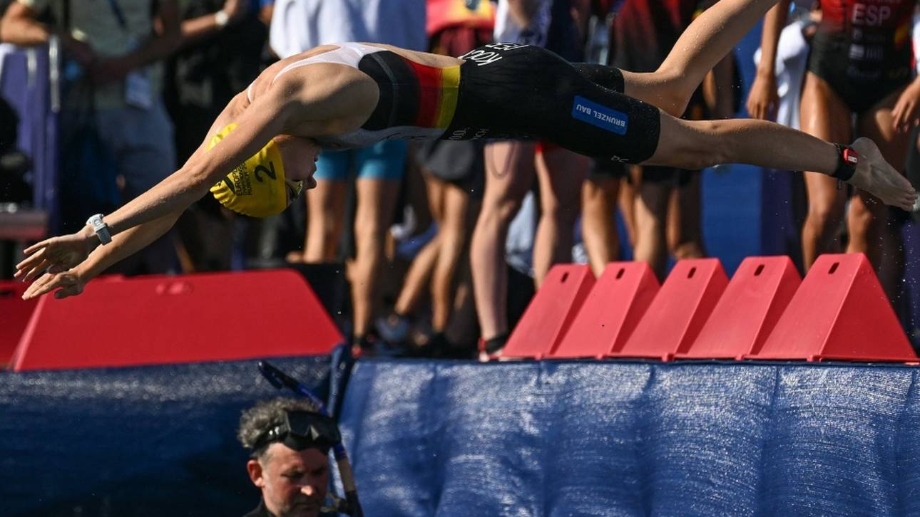 Triathletin Koch in Südkorea auf Podium