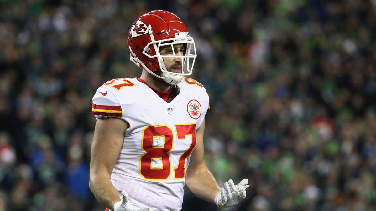 TIGHT END: Neben dem besten Quarterback haben die Chiefs auch den besten Tight End der Liga in ihren Reihen: Travis Kelce (Bild) ist neben Tyreek Hill die weitere, erstklassige Anspielstation für Mahomes