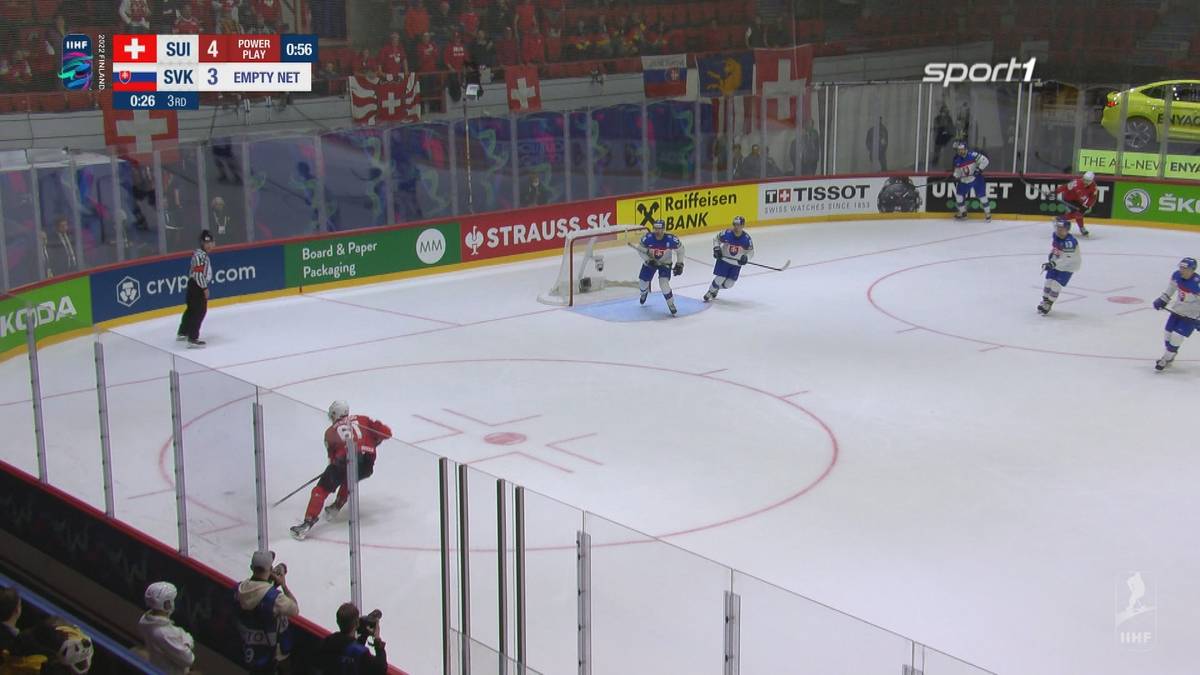 Eishockey-WM: Schweiz besiegt die Slowakei mit 5:3
