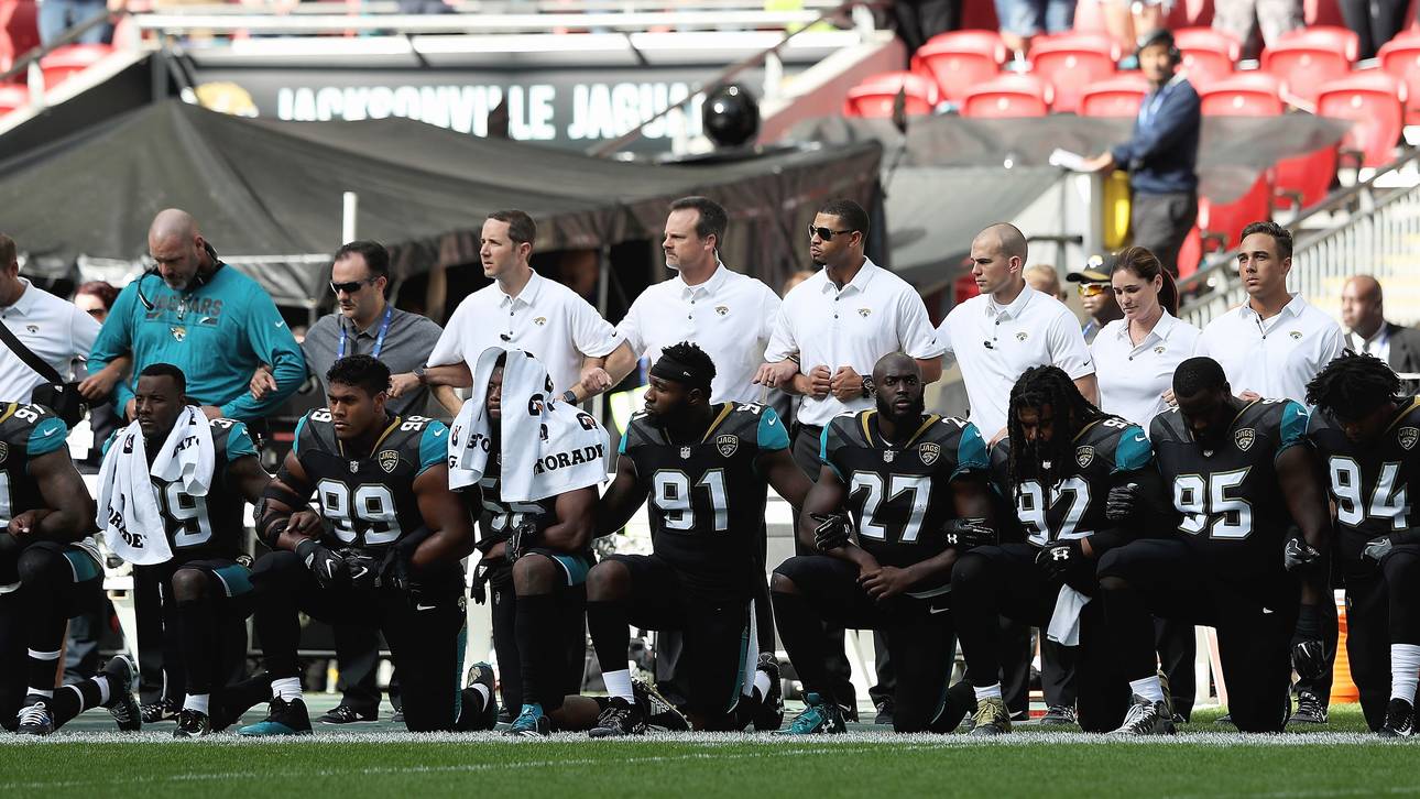 NFL mit Massenprotest gegen Trump