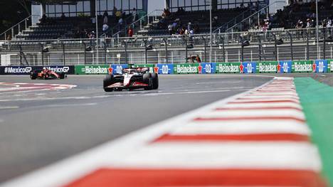 Kevin Magnussen landete im Haas in der Mauer