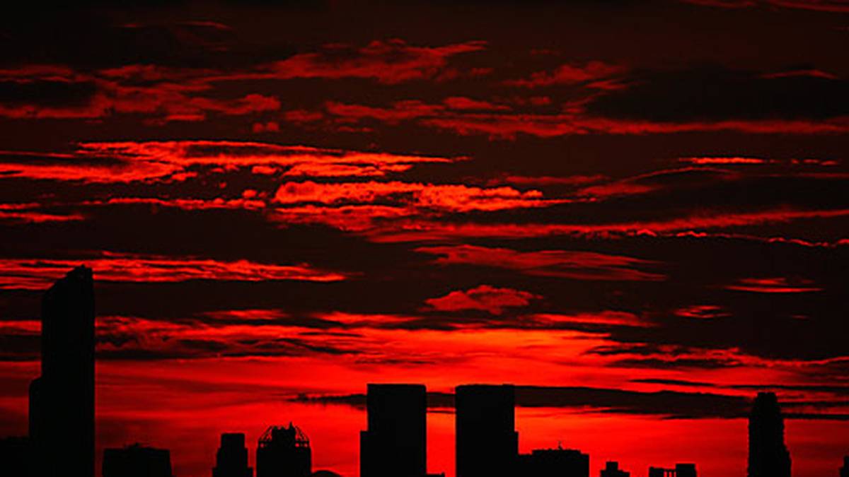 Aber zuvor noch ein Blick auf die Kulisse - so macht Tennis Spaß