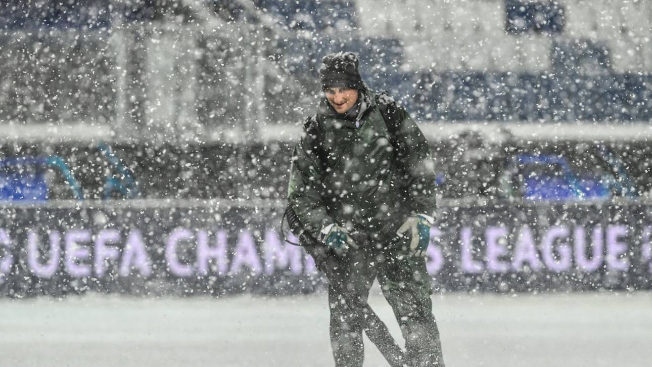 Starker Schneefall: Bergamo gegen Villarreal auf Donnerstag verlegt