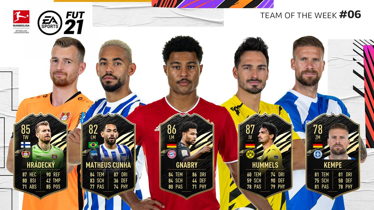 FIFA21: Bundesliga satt! Das TOTW #6