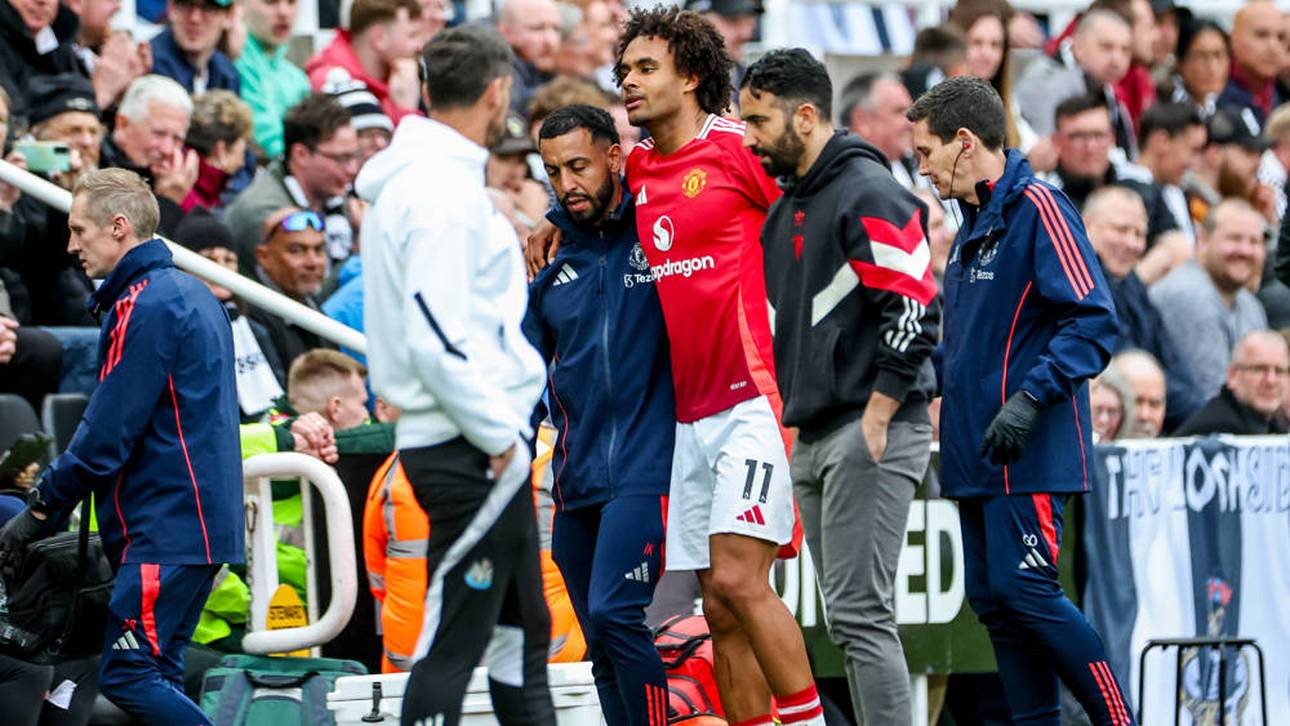 Zirkzee zog sich gegen Newcastle United eine Verletzung zu