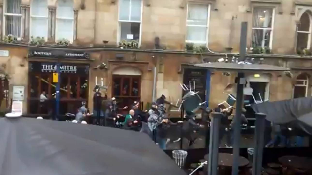 Schwere Ausschreitungen in Manchester