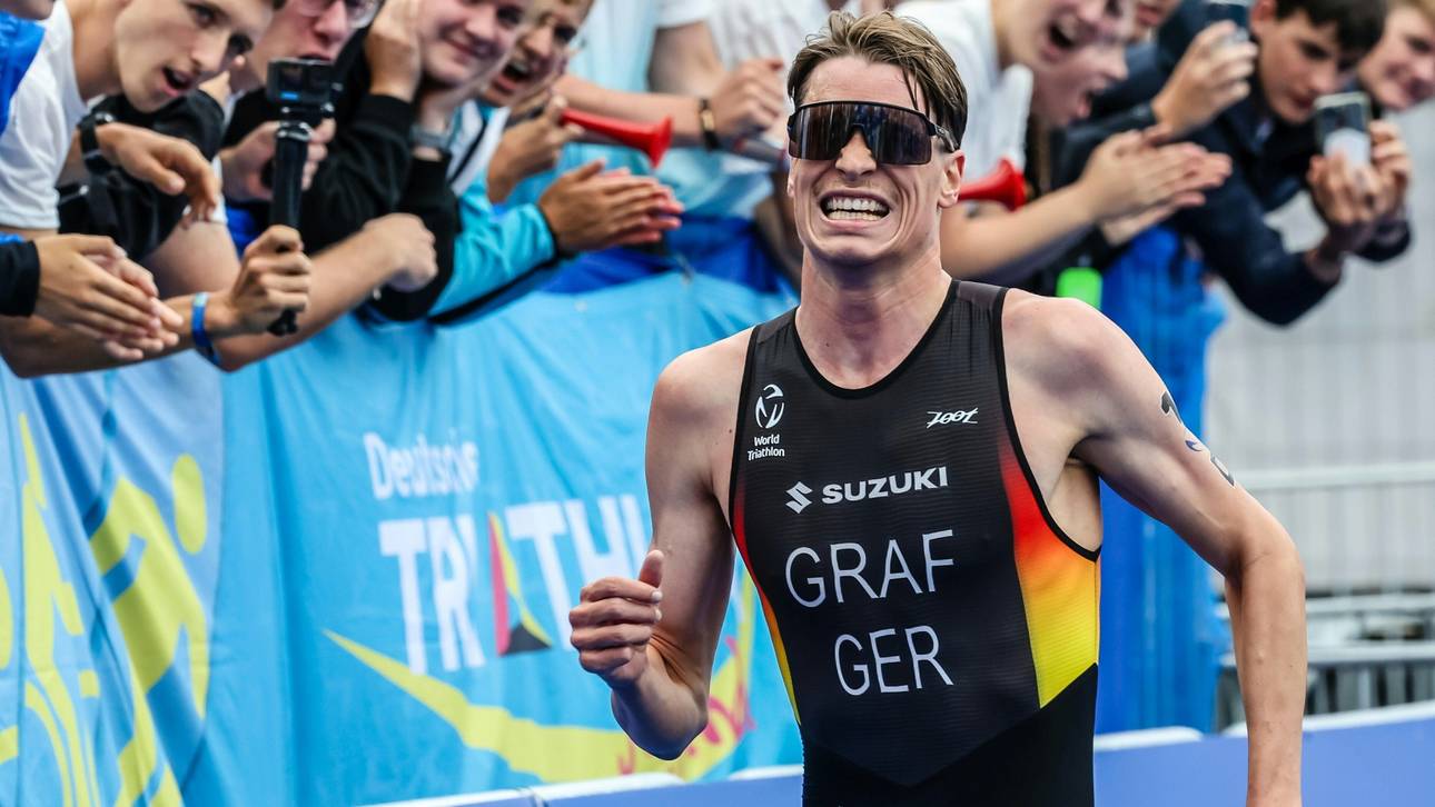 Triathlon-WM: Graf Dritter in Hamburg