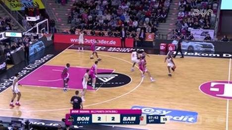 Spiel Highlights zu Telekom Baskets Bonn - BMA365 Bamberg Baskets