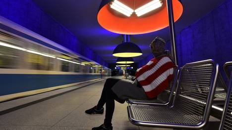 Szene aus der Münchenr U-Bahn