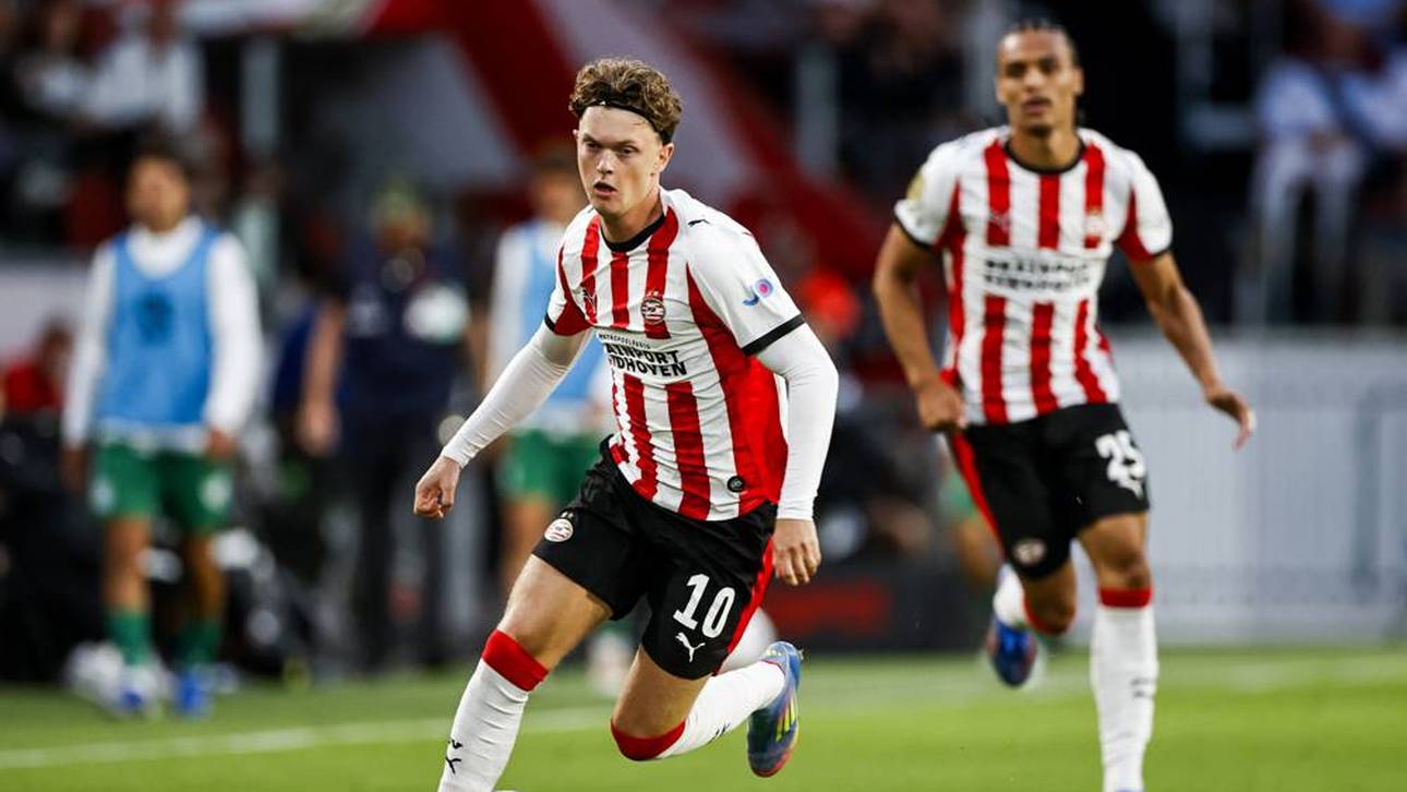 Paul Wanner feierte bereits sein Debüt für die PSV Eindhoven