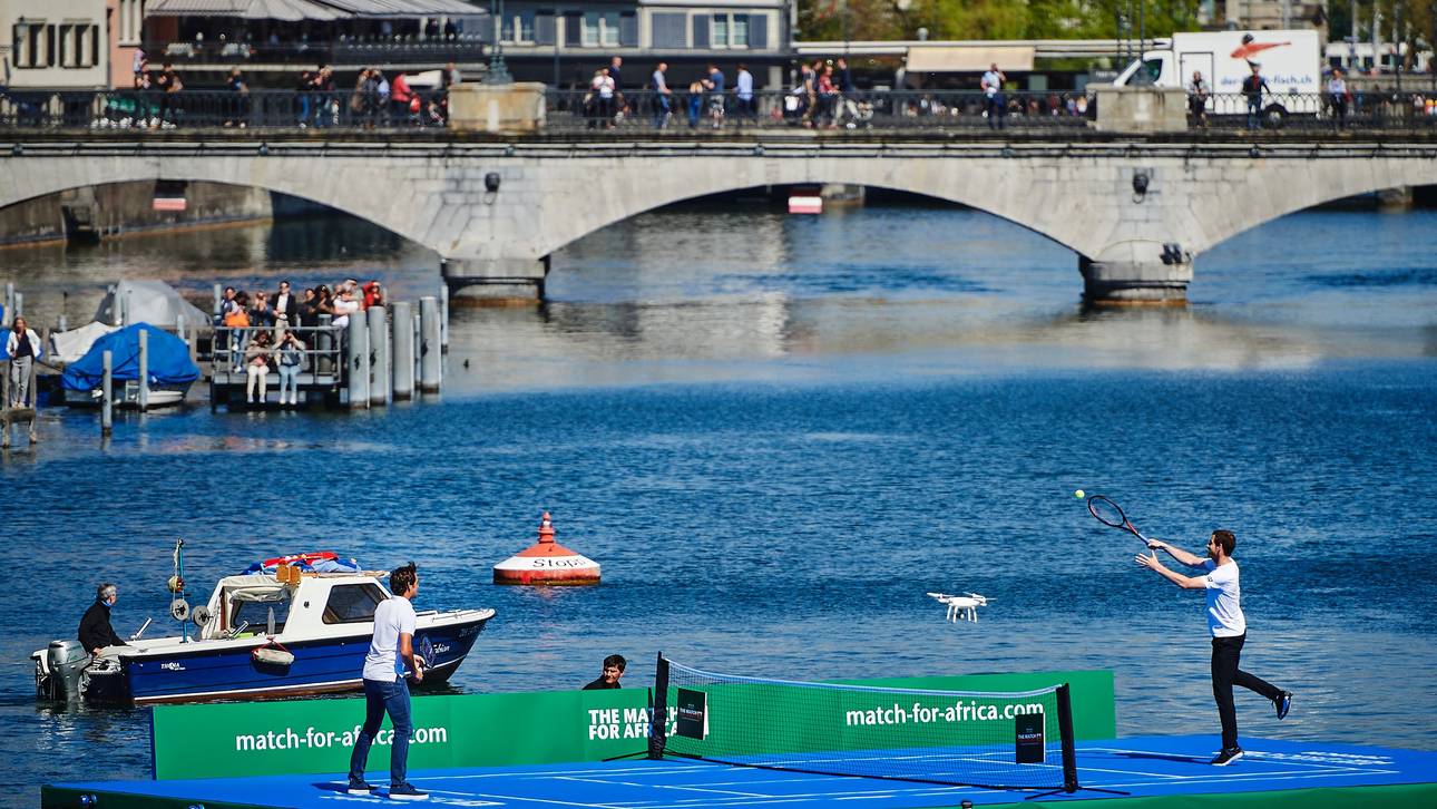 Federer auf Fluss gegen Murray