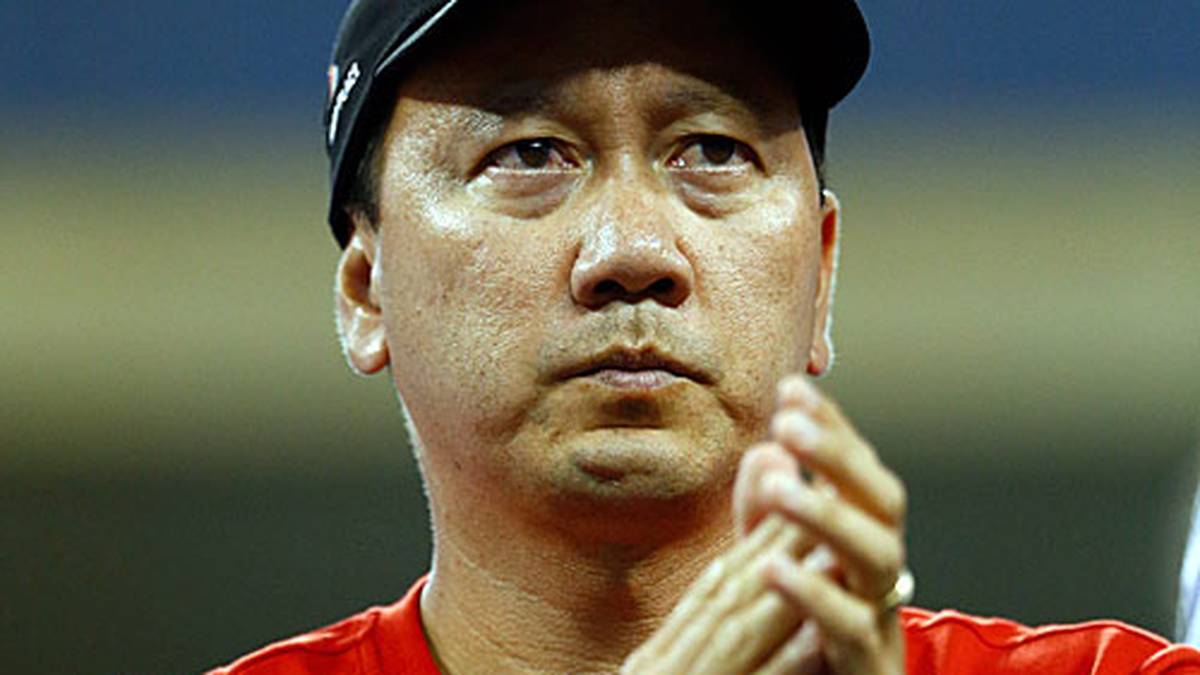Lob vom Trainer: Michael Chang, ehemaliger Weltklasse-Spieler, applaudiert für seinen Schützling Nishikori
