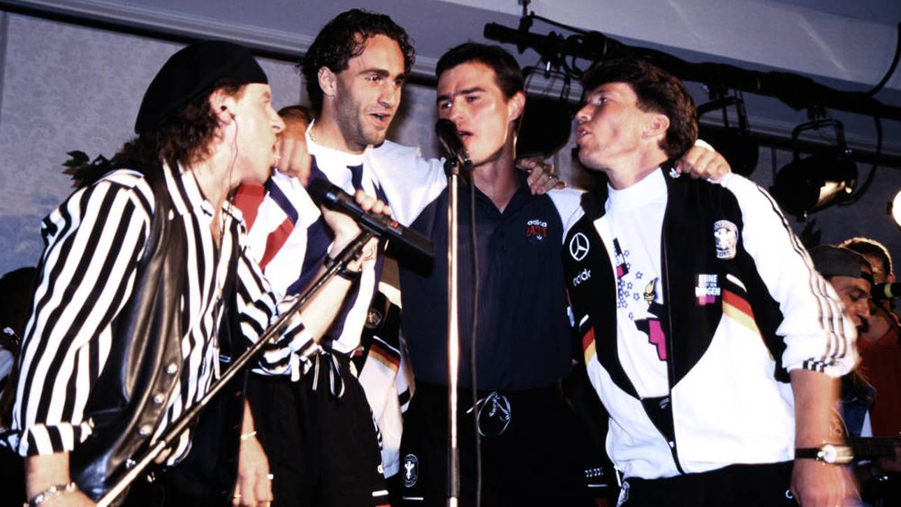 1994 schauten im deutschen WM-Quartier in der Nähe von Chicago sogar die Scorpions für ein Privatkonzert vorbei