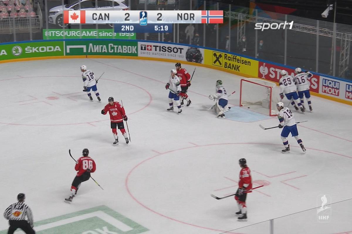 Nach drei Niederlagen in Serie kann Kanada bei der Eishockey-WM zum ersten Mal jubeln. Gegen Norwegen gelingt ein 4:2-Erfolg. 