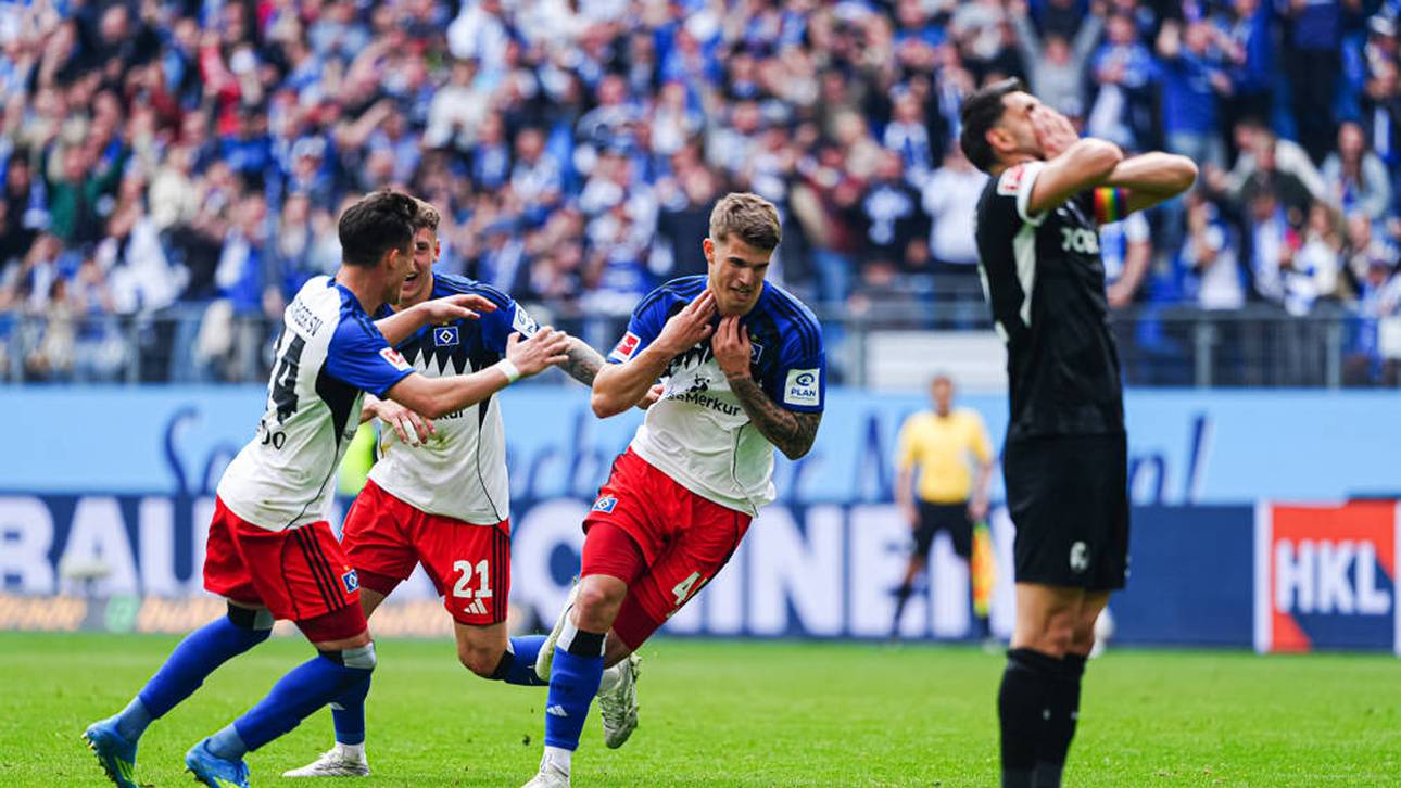 HSV eiskalt! Freiburg vergibt Matchball