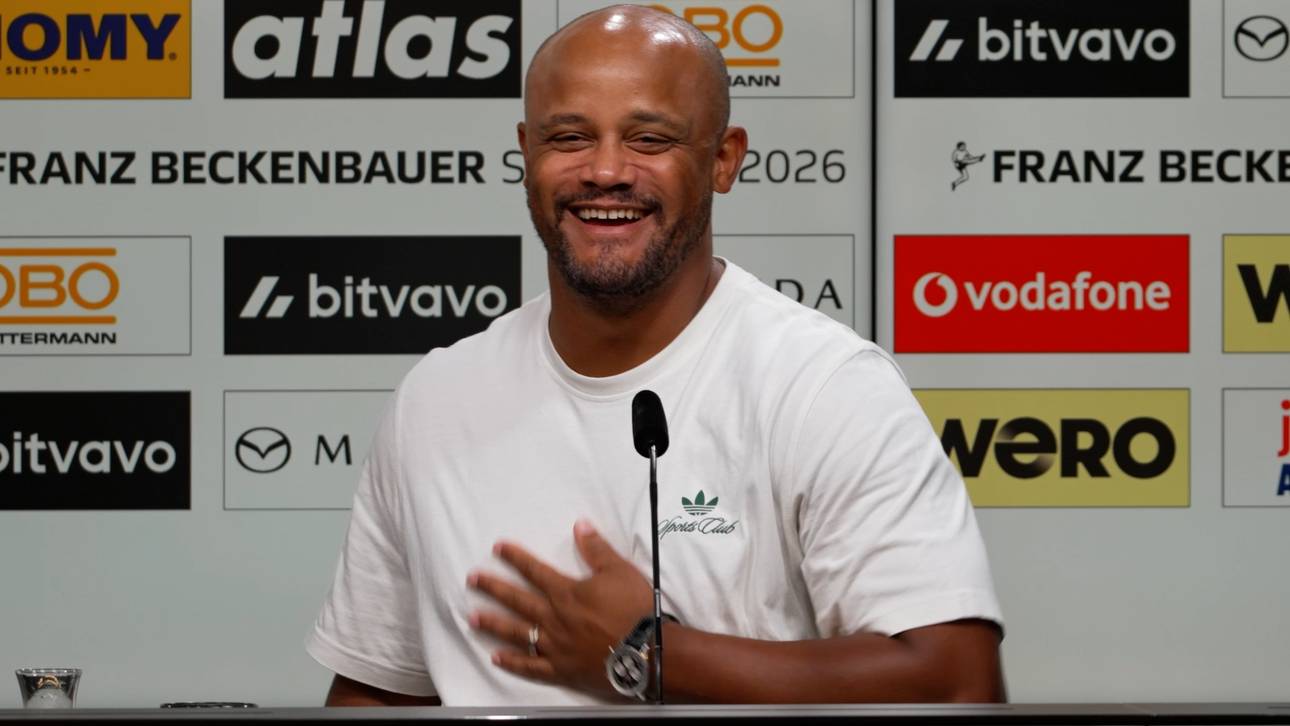 „Vier, fünf Kilo zu dick“: Kompany sorgt für Lacher