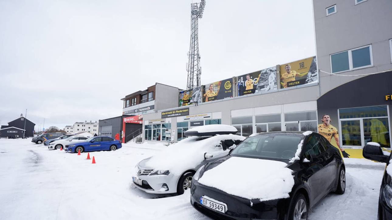 Schneechaos vor Europa-League-Spiel